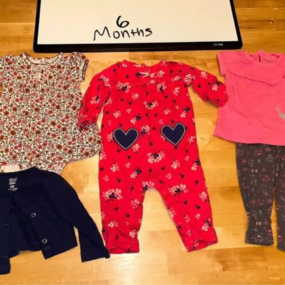 Baby Girl Clothing Bundle Size 6 Months